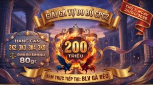 DANH SÁCH GIẢI ĐẤU CPC2 - THỨ 7 25/4/2026